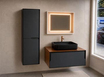 Compact badkamermeubel – modern, sterk & uniek, Huis en Inrichting, Badkamer | Badkamermeubels, Ophalen, Nieuw