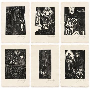 Jan Pieterszoon Franken (1896-1977) - 6 woodcuts
