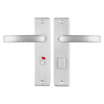 Deurbeslag | Deurklink met wc-sluitingschild | Starx | 63 mm, Verzenden, Nieuw