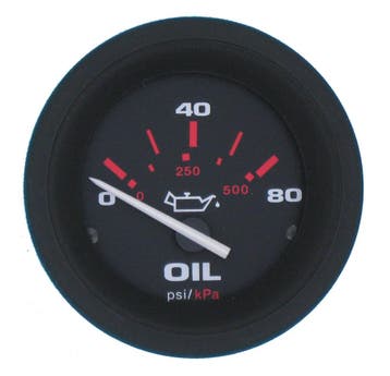 OLIEDRUK METER  0-80 PSI USA 60 MM -VEETHREE AMEGA, Ophalen of Verzenden, Nieuw, Zeilboot of Motorboot
