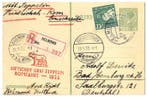 Nederland 1933 - Romfahrt - Italienfahrt aangetekende 5-cent, Gestempeld