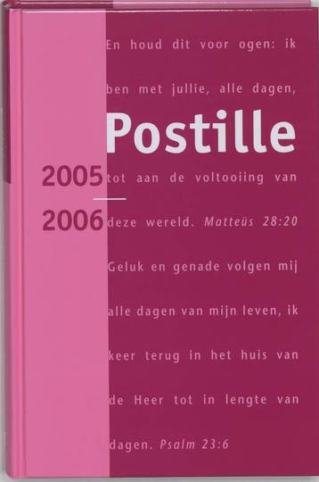 Postille 2005-2006 9789023919063, Verzenden, Zo goed als nieuw