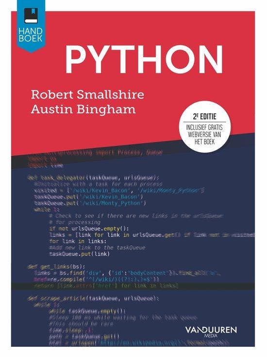 9789463561143 Handboek - Handboek Python | Tweedehands, Boeken, Schoolboeken, Zo goed als nieuw, Verzenden