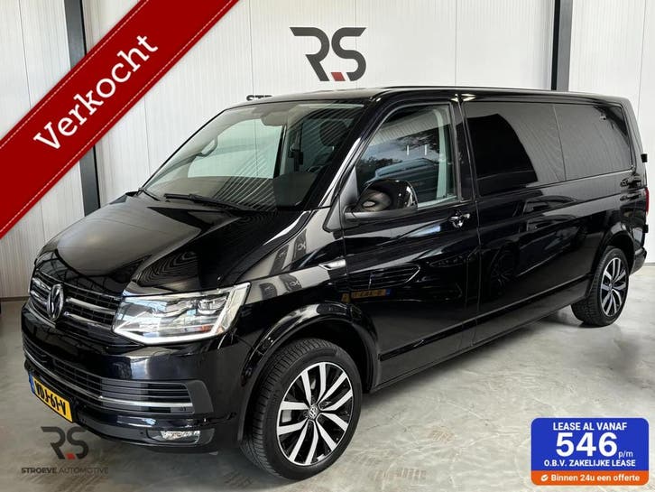 Volkswagen Transporter | Zakelijke Lease v.a. €649.8 pm, Auto's, Bestelauto's, Lease, Automaat, Diesel, Zwart, Volkswagen, Financial lease