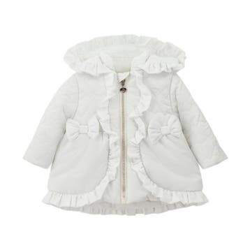 Little A kaia winterjas wit - 62 (2-4 maanden), Ophalen of Verzenden, Nieuw