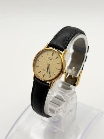 Longines - Longines Quartz Textured Champagne Dial Gold -