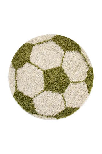 Rond Kindervloerkleed | Fun | Groen | 120x120 cm, Verzenden, Nieuw