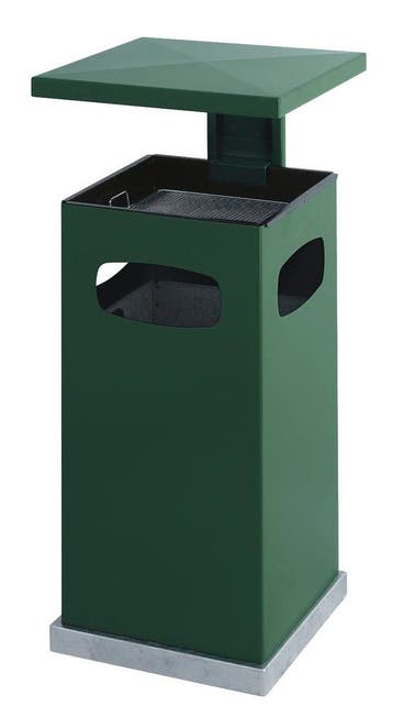 V-Part As-papierbak | Met Afneembaar Afdak | 70L | Groen | 3, Ophalen of Verzenden
