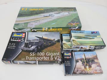WW2 V1 & V2 XXL Set Revell 03309 German A4-V2 Rocket, 033..., Ophalen of Verzenden, Gebruikt