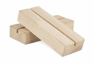 16cm - Houten Kaarthouder / Tafelstandaard / Menukaartho...