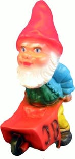 Tuinkabouter met kruiwagen, Verzenden, Nieuw