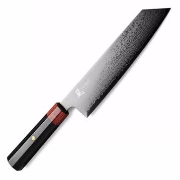 Yaxell Rei Kiritsuke mes 20 cm – 69 Lagen Damaststaal –, Huis en Inrichting, Ophalen of Verzenden, Nieuw, Hout