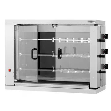 GGM Gastro | Elektrische kippengrill vitrokeramisch - 14,4kW, Verzenden, Nieuw in verpakking, Fornuis, Frituur en Grillen