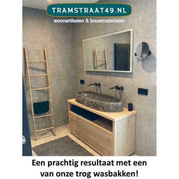 Riviersteen trog wasbakken | 70 tot 120 cm lang | wastafel, Ophalen of Verzenden, Nieuw