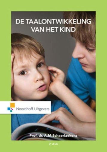 De taalontwikkeling van het kind, 9789001866310, Boeken, Verzenden, Zo goed als nieuw, HBO