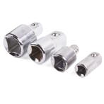 Benson Verloopadapterset - Verchroomd staal - 4-delig - B..., Ophalen of Verzenden, Nieuw