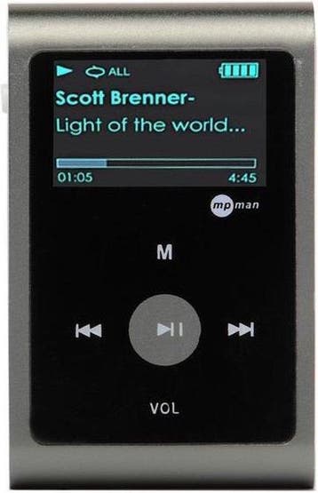 MPMAN MP30WOM MP3-speler Grijs met Bevestigingsclip, Verzenden, Nieuw