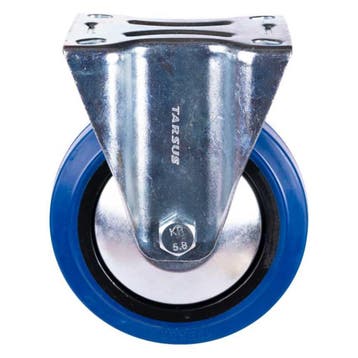 Tarsus Bokwiel 125 mm - Slijtvast Rubber - 150 kg Draagve..., Doe-het-zelf en Verbouw, Zwenkwielen, Ophalen of Verzenden, Nieuw