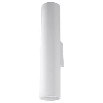 Witte up down wandlamp Harley, aluminium, Huis en Inrichting, Lampen | Wandlampen, Ophalen of Verzenden, Nieuw, Metaal