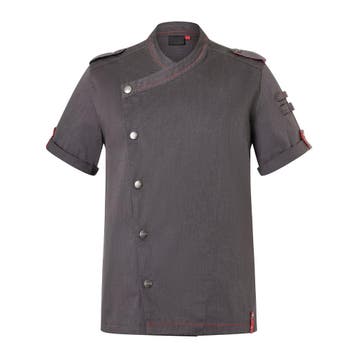 GGM Gastro | KARLOWSKY | Koksjas Met Korte Mouwen Denim |, Verzenden, Nieuw, Overige kleuren, Overige typen