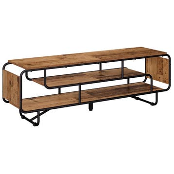 vidaXL TV-standaard 140 x 36 x 45 cm Oud hout Bewerkt hout, Minder dan 50 cm, Verzenden, Nieuw, Minder dan 100 cm