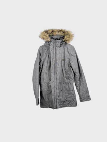 Jack Wolfskin Winterjassen Dames maat M Grijs Vintage, Ophalen of Verzenden, Nieuw