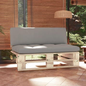 vidaXL Tuinmiddenbank pallet geïmpregneerd grenenhout, Verzenden, Nieuw
