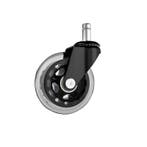 Meubel wiel - 75mm - Rubber - Per stuk, Ophalen of Verzenden, Nieuw, Overige typen