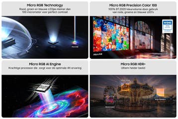 SAMSUNG MICRO RGB MRE100R85H MRE85R85H MRE75R86H, QLED, Nieuw, 120 Hz, Ophalen of Verzenden