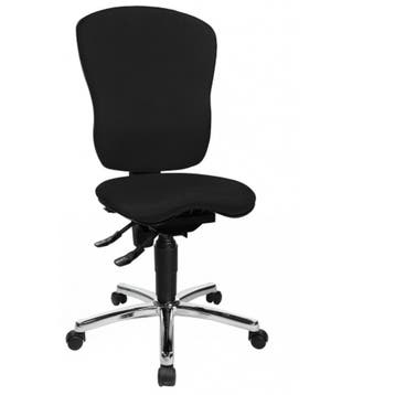 Bureaustoel | Stof | Zwart | Ergonomisch, Huis en Inrichting, Bureaus, Verzenden, Nieuw