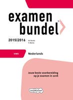 Examenbundel vwo Nederlands 2015/2016 vwo Nederlands, Verzenden, Gelezen, P. Merkx