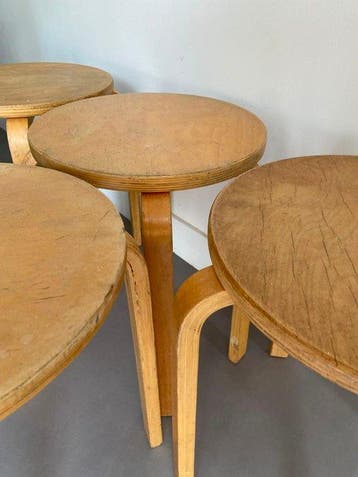 IKEA - Kruk (4) - Frosta - Hout - IKEA Frosta krukjes