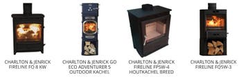 Charlton &amp; Jenrick houtkachel koop je bij 123Rookkanaal, Ophalen of Verzenden, Nieuw, Hout, Vrijstaand