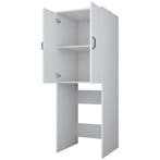 Evila Originals Wasmachinekast Wit 62,5 Cm X 181,8 Cm -, Huis en Inrichting, Kasten | Overige, Zo goed als nieuw