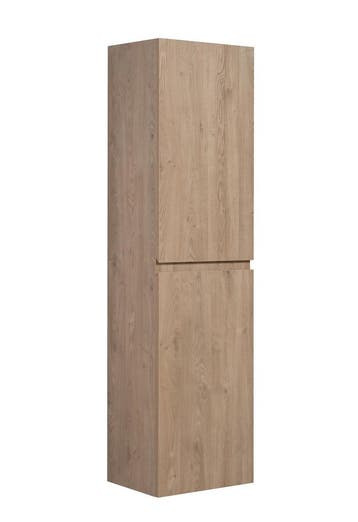 Badkamerkast Angela 40 x 35 x 170 cm Kastanje Kolomkast, Verzenden, Nieuw, (Half)hoge kast