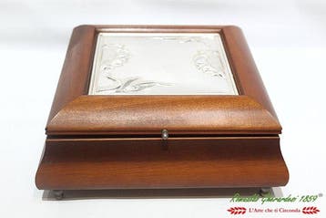 BRUNEL Preziosi DAutore Argento 925 in legno di Ciliegio, Antiek en Kunst