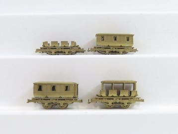 Railex Z - 1003 - Modeltrein personenwagonset (1) - 4-Delige, Hobby en Vrije tijd, Nieuw
