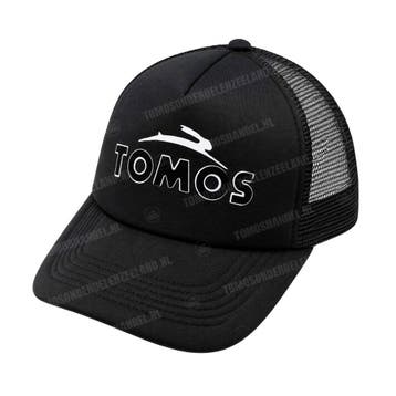 Pet Tomos met logo zwart / wit truckers cap, Ophalen of Verzenden, Nieuw, Tomos