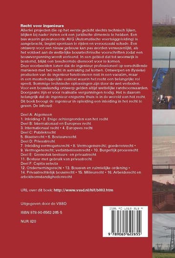 Recht voor Ingenieurs 9789065622655, Verzenden, Gelezen