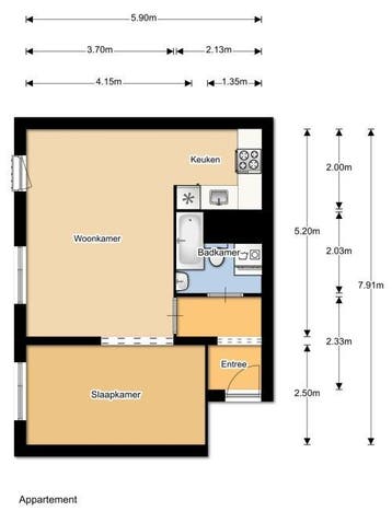 Te Huur 2 Appartement Boeninlaan In Amsterdam, Direct bij eigenaar, Appartement, Amsterdam, Amsterdam