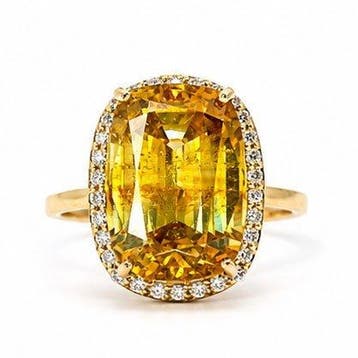 Zonder minimumprijs - Ring - 14 karaat Geel goud, 4,14 gram, Nieuw