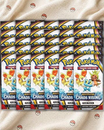 Pokémon - 30 Booster pack - Pokémon TCG MEGA - Chaos Rising, Nieuw