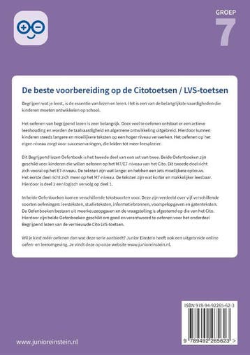 Deel 2 - Groep 7 / Begrijpend lezen / Oefenboek, Verzenden, Zo goed als nieuw