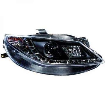 Seat Ibiza 6P xenon koplampen zwart LED dagrijlichten 08-12, Verzenden, Nieuw, Seat