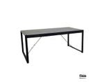 Eettafel Britt mangohout 180 x 90 cm - Zwart, Ophalen of Verzenden, Nieuw