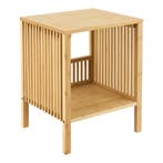 Nachtkast Varde 50x38,5x33 cm bamboe [en.casa], Verzenden, Nieuw