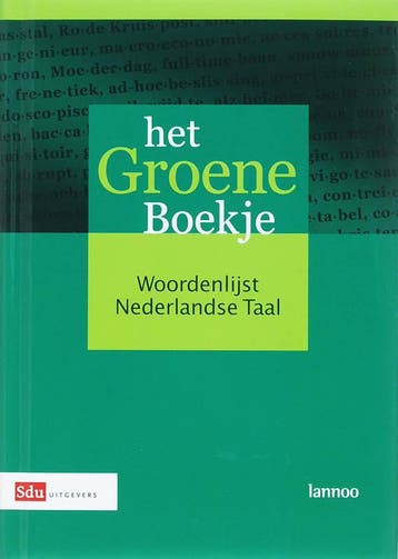 Het Groene Boekje 9789012105903, Boeken, Verzenden, Zo goed als nieuw