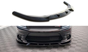 Voorspoiler V.2 Dodge Charger SRT MK7 FL Maxton Glans Zwart, Auto-onderdelen, Ophalen of Verzenden, Nieuw