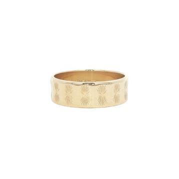 Gouden ring 14 karaat, Sieraden, Tassen en Uiterlijk, Verzenden, Zo goed als nieuw, Goud