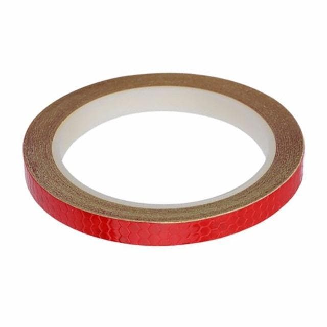 Reflecterende tape - ROOD - 8 meter - 8mm, Doe-het-zelf en Verbouw, Overige Doe-het-zelf en Verbouw, Nieuw, Ophalen of Verzenden